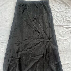 Babaton Black Midi Skirt